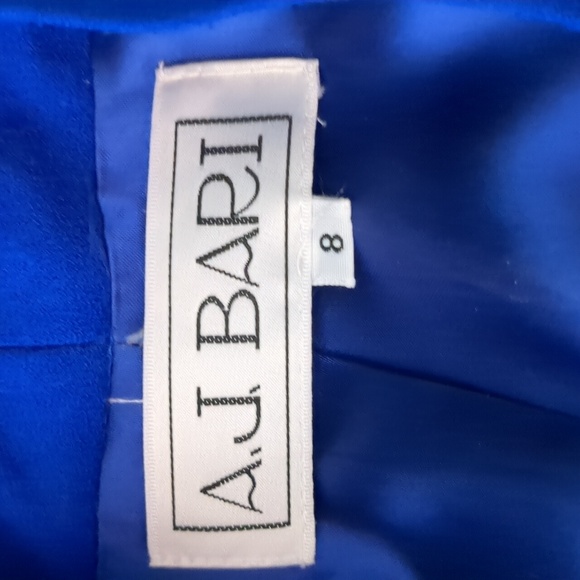 Beaded Blue Bolero Jacket Size 8 by A.J. Bari - Picture 16 of 16